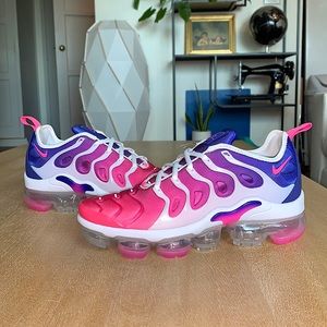 Nike said VaporMax Plus - Sz W6.5 - Pink Blue Purple